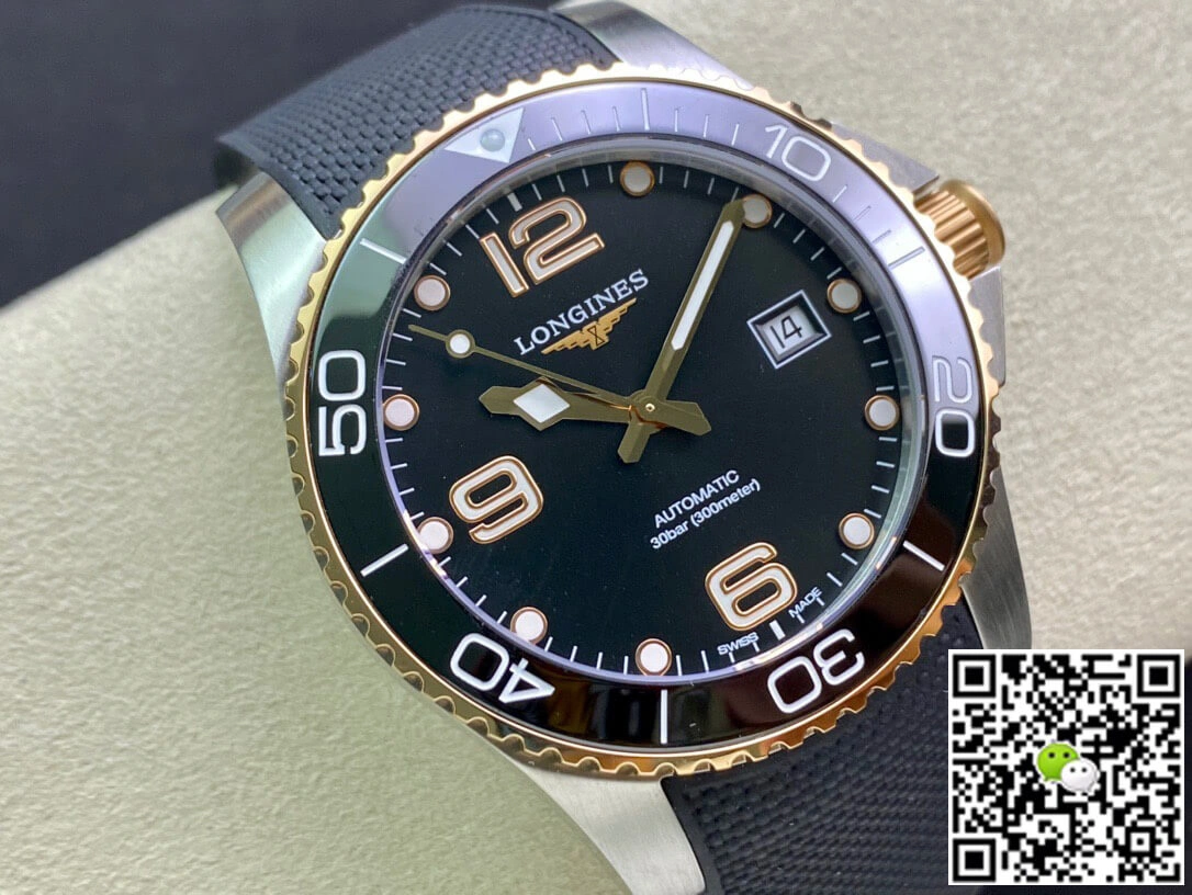 Longines Concas L3.781.3.58.9 ZF Factory 1:1 Best Edition Replica Watch Black Bezel
